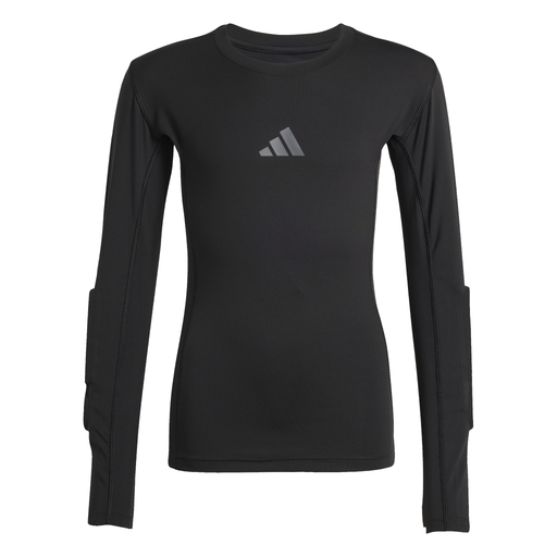 adidas Gepolstertes Torwart-Baselayer-Shirt Largarm schwarz Kinder