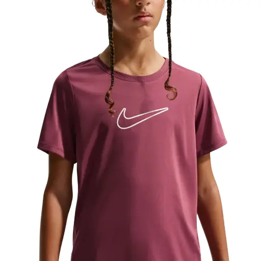 Nike One Tempo Dri-Fit Laufshirt pink Kinder
