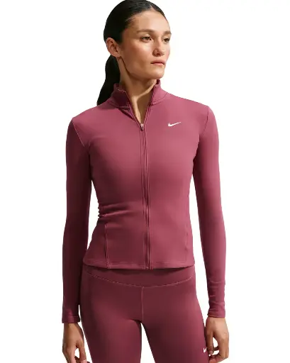 Nike One Fitted Dri-FIT Jacke pink Damen