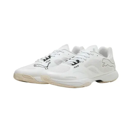 Puma Vantage Turbo 2 Hallenschuhe weiß