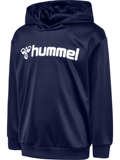 Hummel Logo Kapuzenpullover dunkelblau Kinder