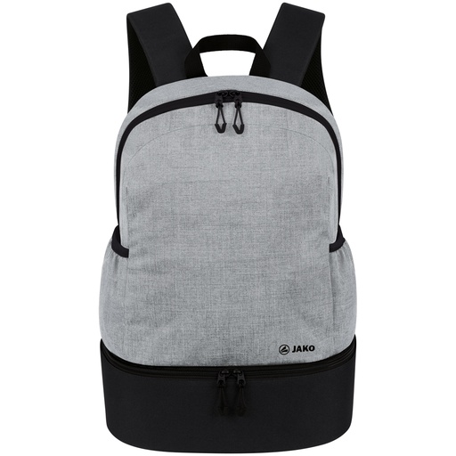 [1821-520] Jako Challenge Rucksack mit Bodenfach grau