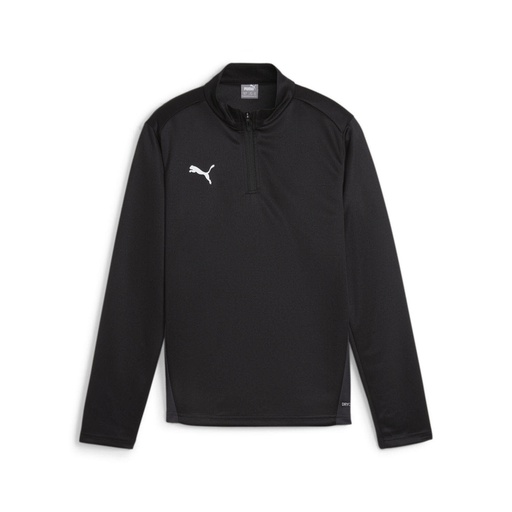 Puma teamGOAL Training 1/4 Zip schwarz Kinder