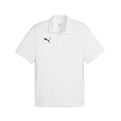 Puma teamGOAL Polo-Shirt weiß