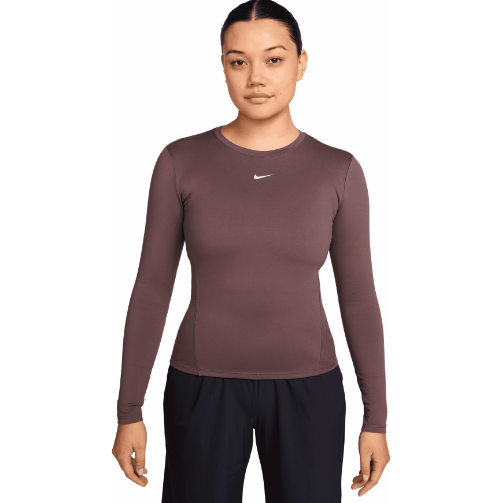 Nike One Dri Fit Funktionsshirt Langarm braun Damen