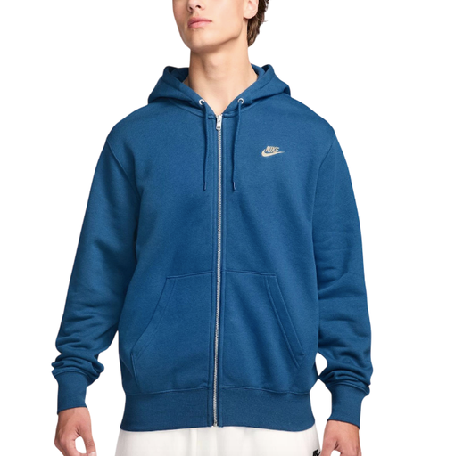 Nike Club Fleece Kapuzenjacke blau