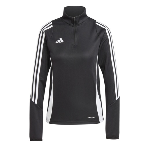 adidas Tiro 24 Zip-Trainingstop schwarz Damen