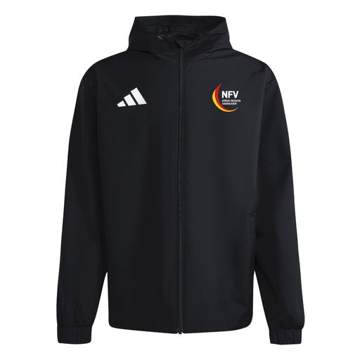 adidas NFV Entrada 26 Allwetterjacke schwarz  
