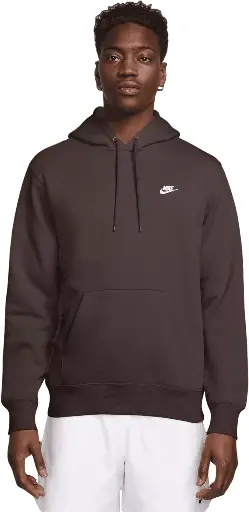 Nike Club Fleece Hoodie braun 