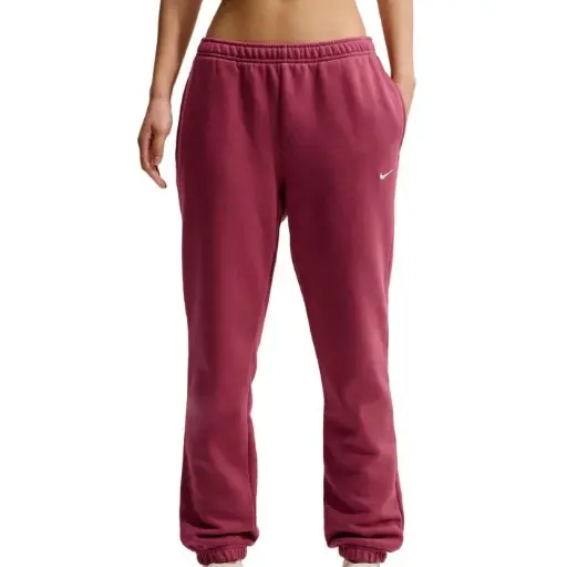Nike Studio Fleece Jogginghose rot Damen 