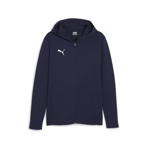 Puma teamFINAL Kapuzenjacke dunkelblau