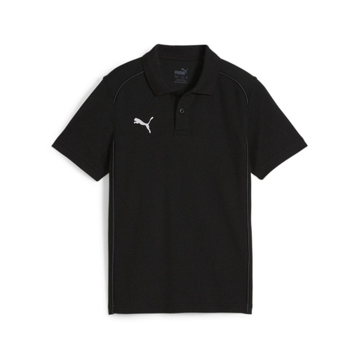 Puma teamFINAL Casuals Polo-Shirt schwarz Kinder