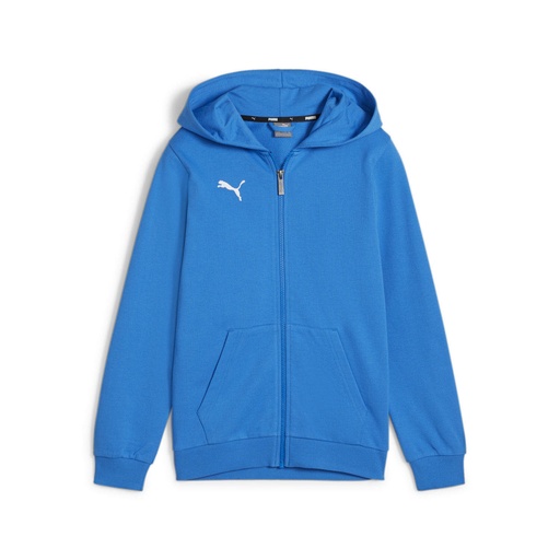 Puma teamGOAL Casuals Kapuzenjacke blau Kinder