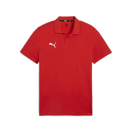 Puma teamGOAL Casuals Polo-Shirts rot