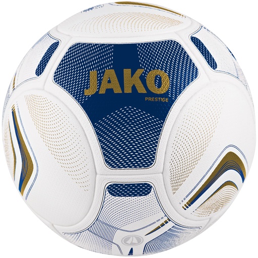 [2306-707] Jako Prestige Spielball Größe 5 weiß-dunkelblau 