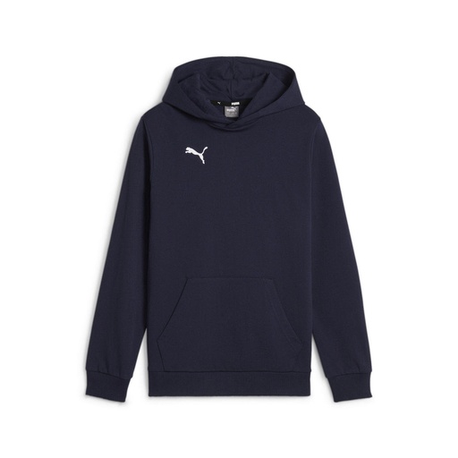 Puma teamGOAL Casuals Hoodie dunkelblau Kinder