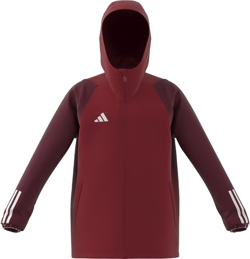 adidas 23 Competition Allwetterjacke rot Kinder