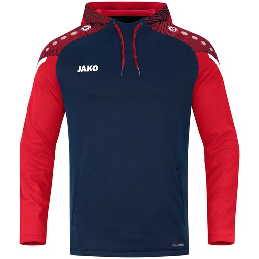 Jako Performance Kapuzenpullover dunkelblau-rot Kinder