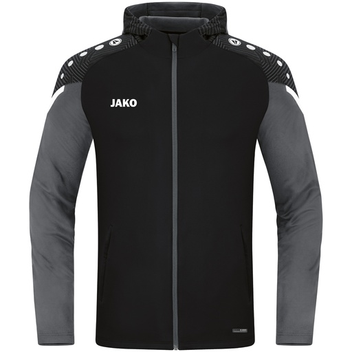 Jako Performance Kapuzenjacke schwarz