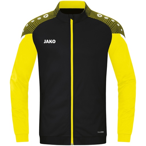 Jako Performance Polyesterjacke schwarz-gelb Kinder