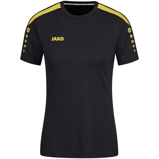 Jako Power T-Shirt schwarz-gelb Damen