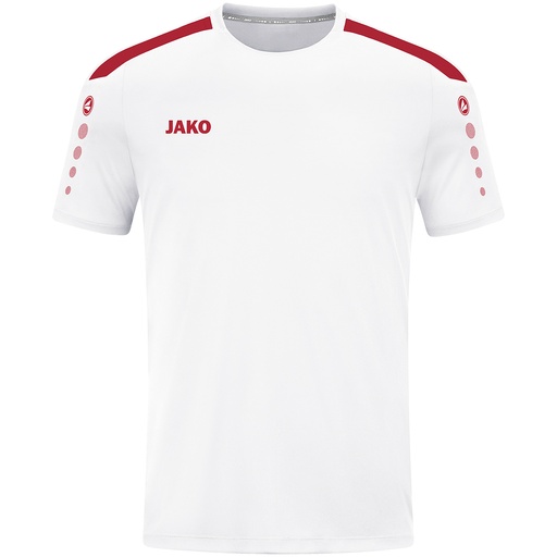 Jako Power T-Shirt weiß-rot Kinder