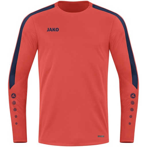 Jako Power Sweatshirt orangerot Kinder