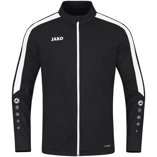 Jako Power Polyesterjacke schwarz-weiß