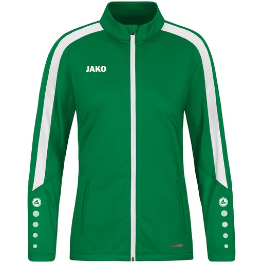 Jako Power Polyesterjacke grün Damen