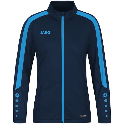 Jako Power Polyesterjacke dunkelblau-hellblau Damen