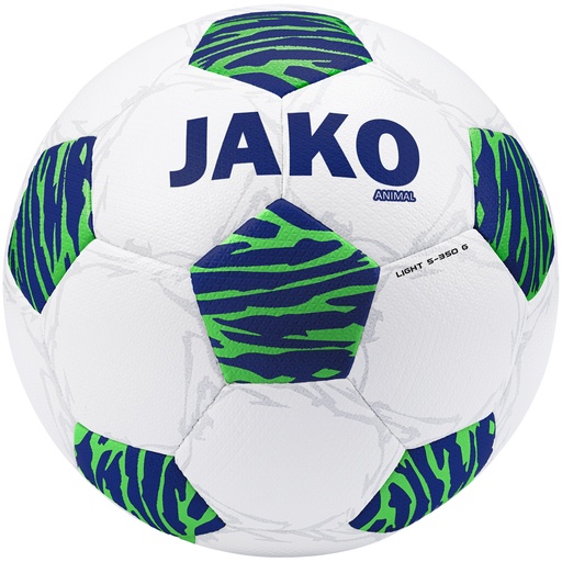 [2314-798-BALLPAKET] Jako 10er Ballpaket Animal Light Fußball 350 Gramm weiß-blau Kinder