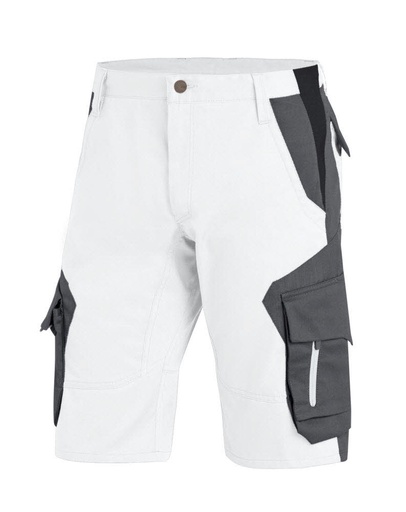 FHB WULF Bermuda Arbeitshose weiß
