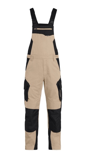 FHB PASCAL Latzhose beige-schwarz 