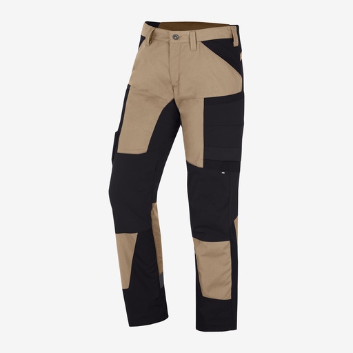 FHB MIO Arbeitshose elastisch beige- schwarz