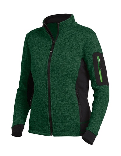 FHB MARIEKE Strick-Fleece-Jacke Damen grün
