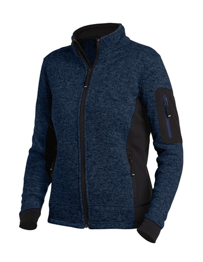 FHB Marieke Strick-Fleece-Jacke Damen marine