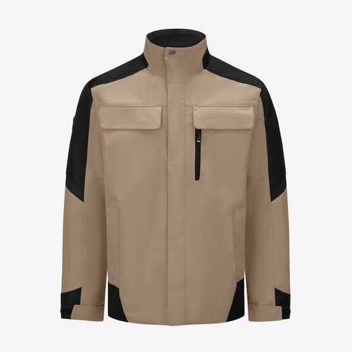 FHB LARS Arbeitsjacke beige-schwarz