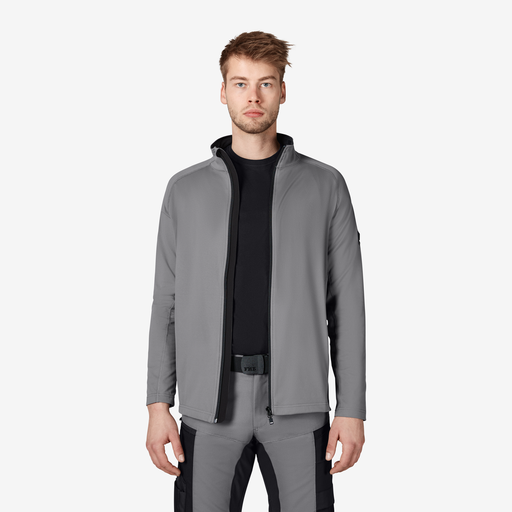 FHB KUNO Fleece-Jacke grau