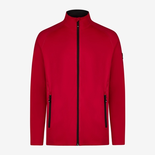 FHB KUNO Fleece-Jacke rot
