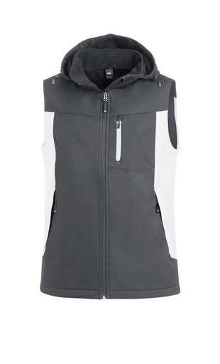 FHB JUSTUS Softshellweste weiß 