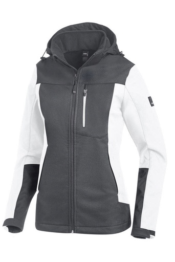 FHB Julia Softshelljacke weiß Damen