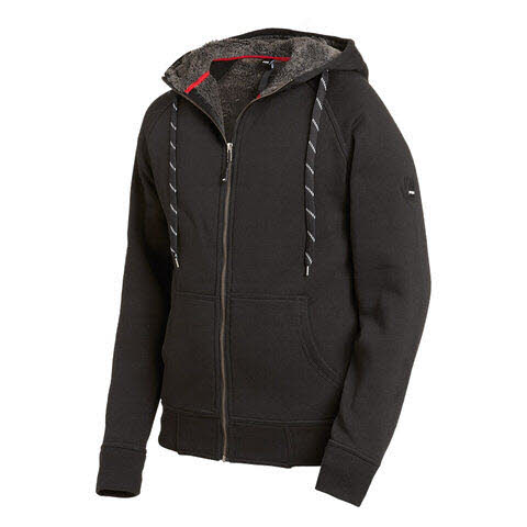 FHB JÖRG Sweater-Jacke mit Kapuze schwarz 