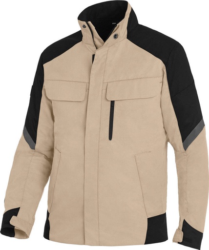 FHB FRANK Arbeitsjacke beige-schwarz 