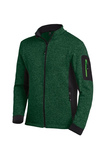 FHB CHRISTOPH Strick-Fleece-Jacke grün 