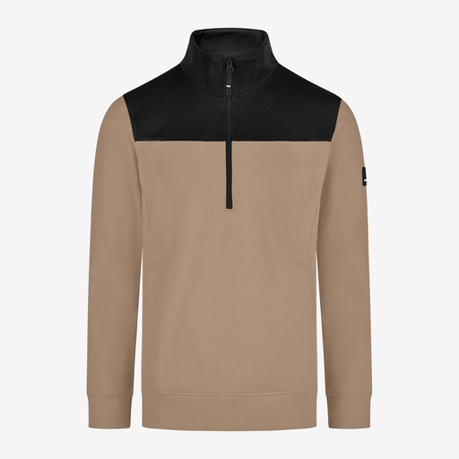 FHB ROB Zip-Sweatshirt unisex beige