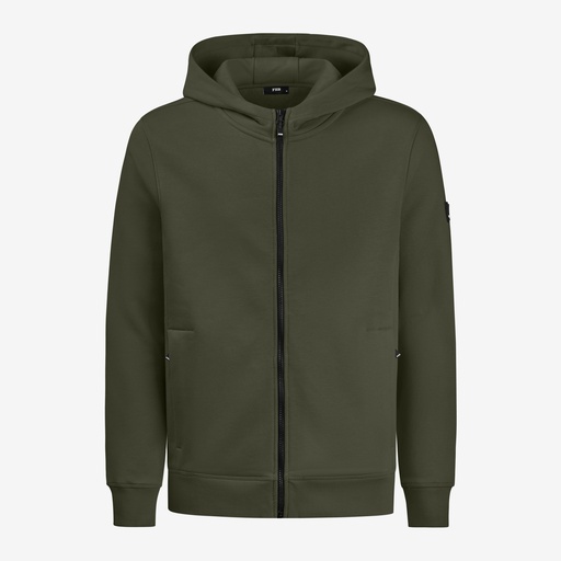 FHB QUENTIN Hoodie Jacke unisex oliv