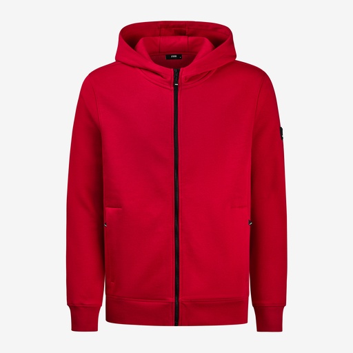 FHB QUENTIN Hoodie Jacke unisex rot