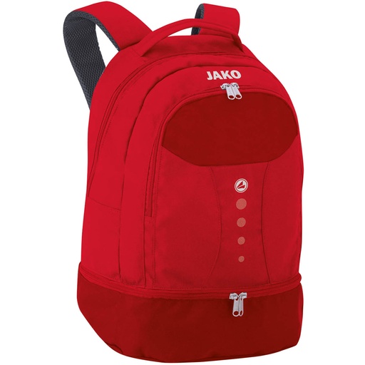 [1816-01] Jako Striker Rucksack mit Bodenfach rot