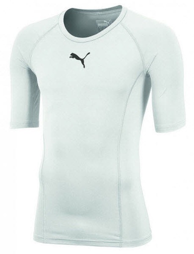 Puma teamLIGA Baselayer kurzarm Funktionsshirt weiß 