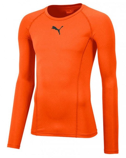 Puma teamLIGA Baselayer Funktionsshirt orange 